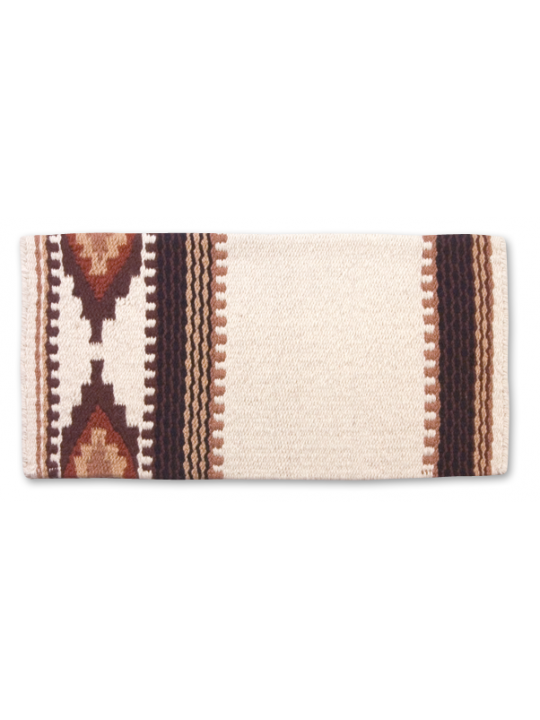 Mayatex Blanket Cowtown 36"x34" 1332-1 Creme Haselnuss Braun Beige Schwarz