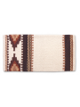 Mayatex Blanket Cowtown 36"x34" 1332-1 Cream Chestnut Fawn Sheepskin Black