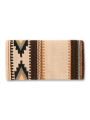 Mayatex Blanket Cowtown 36"x34" 1332-5 Sand Black Chestnut Sheepskin Indian Tan Sage