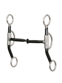 Weaver Leather All Purpose Bit, 5" Sweet Iron Snaffle Mouth with Copper Inlay 25-4320