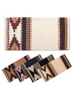 Mayatex Blanket Cowtown 36"x34" 1332-1 Creme Haselnuss Braun Beige Schwarz
