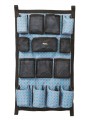 Weaver Leather Trailer Grooming Bag Blue Quatrefoil 65-2090-P5