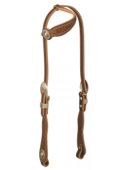 Weaver Leather 10-0525 Western Edge Sliding Ear Headstall