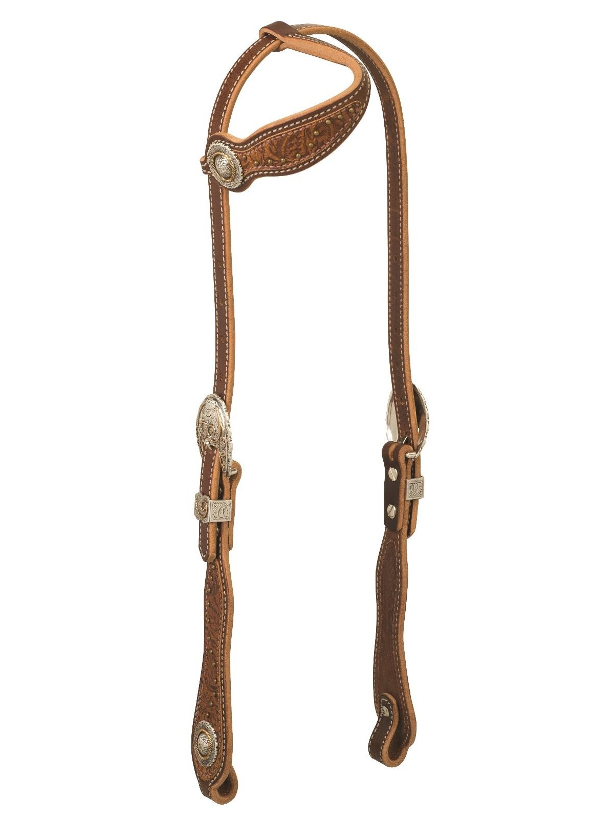 Weaver Leather 10-0525 Western Edge Sliding Ear Headstall