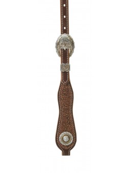 Weaver Leather 10-0525 Western Edge Sliding Ear Headstall Details