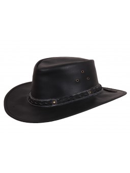Lederhut Williams black