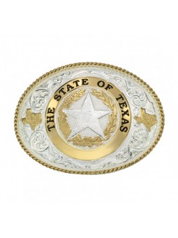 State of Texas Star Seal Western Belt Buckle 61374