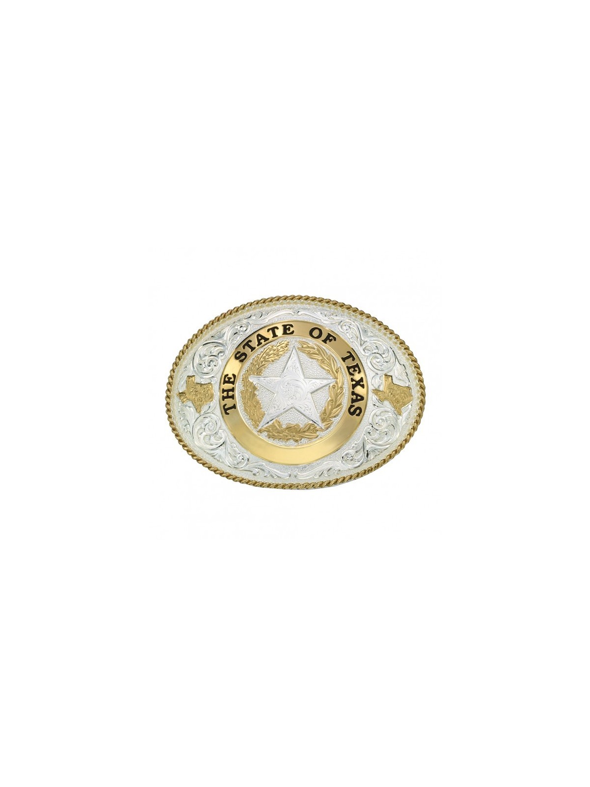 State of Texas Star Seal Western Belt Buckle 61374