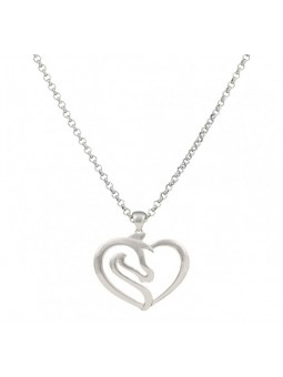 Equestrian Heart Necklace