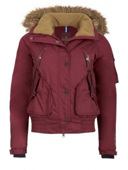 Jacke HERITAGE dunkelrot vorne