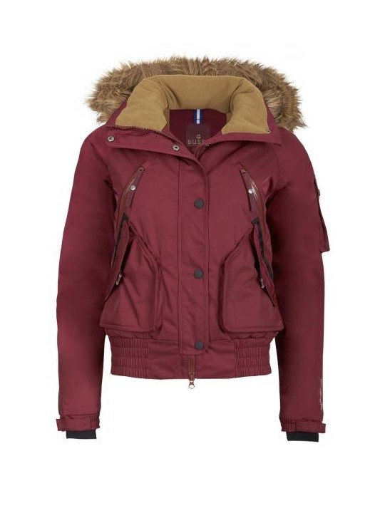 Jacke HERITAGE dunkelrot vorne