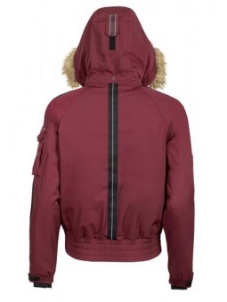 Jacke HERITAGE dunkelrot hinten
