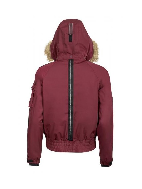 Jacke HERITAGE dunkelrot hinten