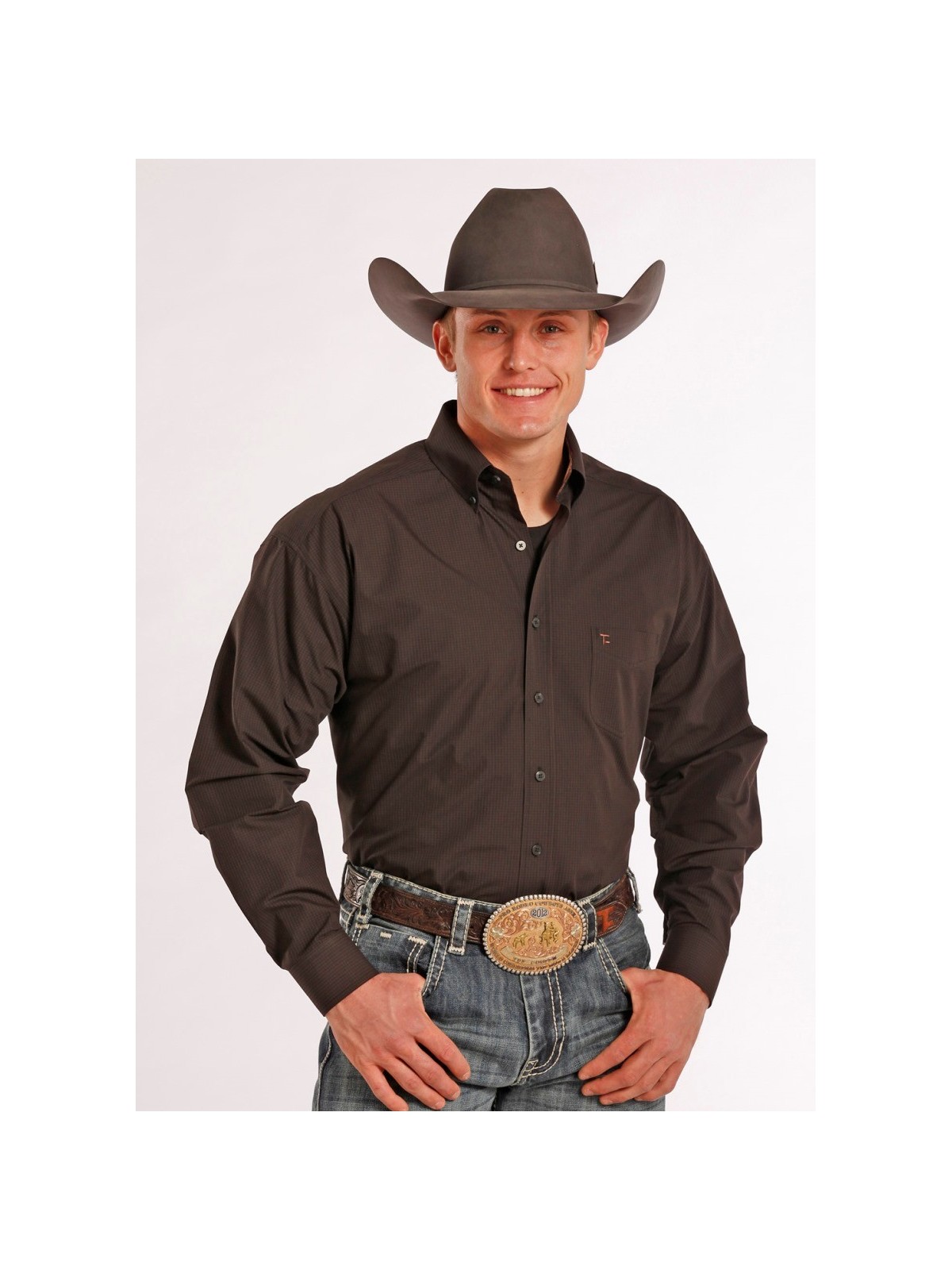 Panhandle Slim Tuf Cooper Langarm Hemd 8754 Front