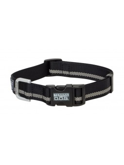 Reflektierendes Halsband schwarz