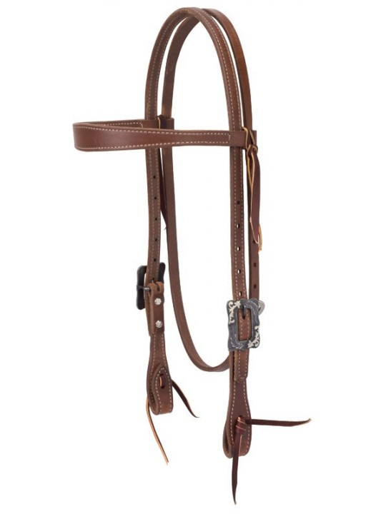 ProTack 5/8" Slim Cowboy Browband Headstall