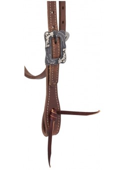 ProTack 5/8" Slim Cowboy Browband Zaum Detail