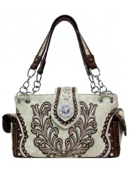 Handtasche Beige