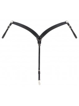 Black Leather Breast Collar