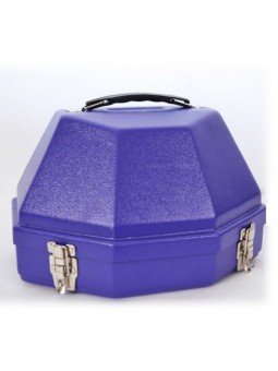 classic english hat carrier purple