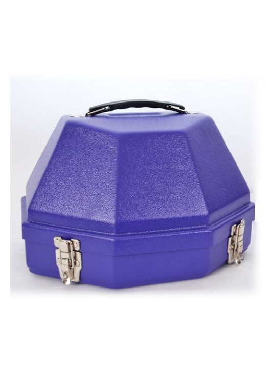 classic english hat carrier purple