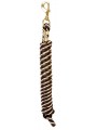 Poly Lead Rope Twist Thin black/brown/tan W15