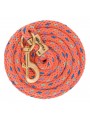 Poly Lead Rope Speckle coral lavender mint blue C10