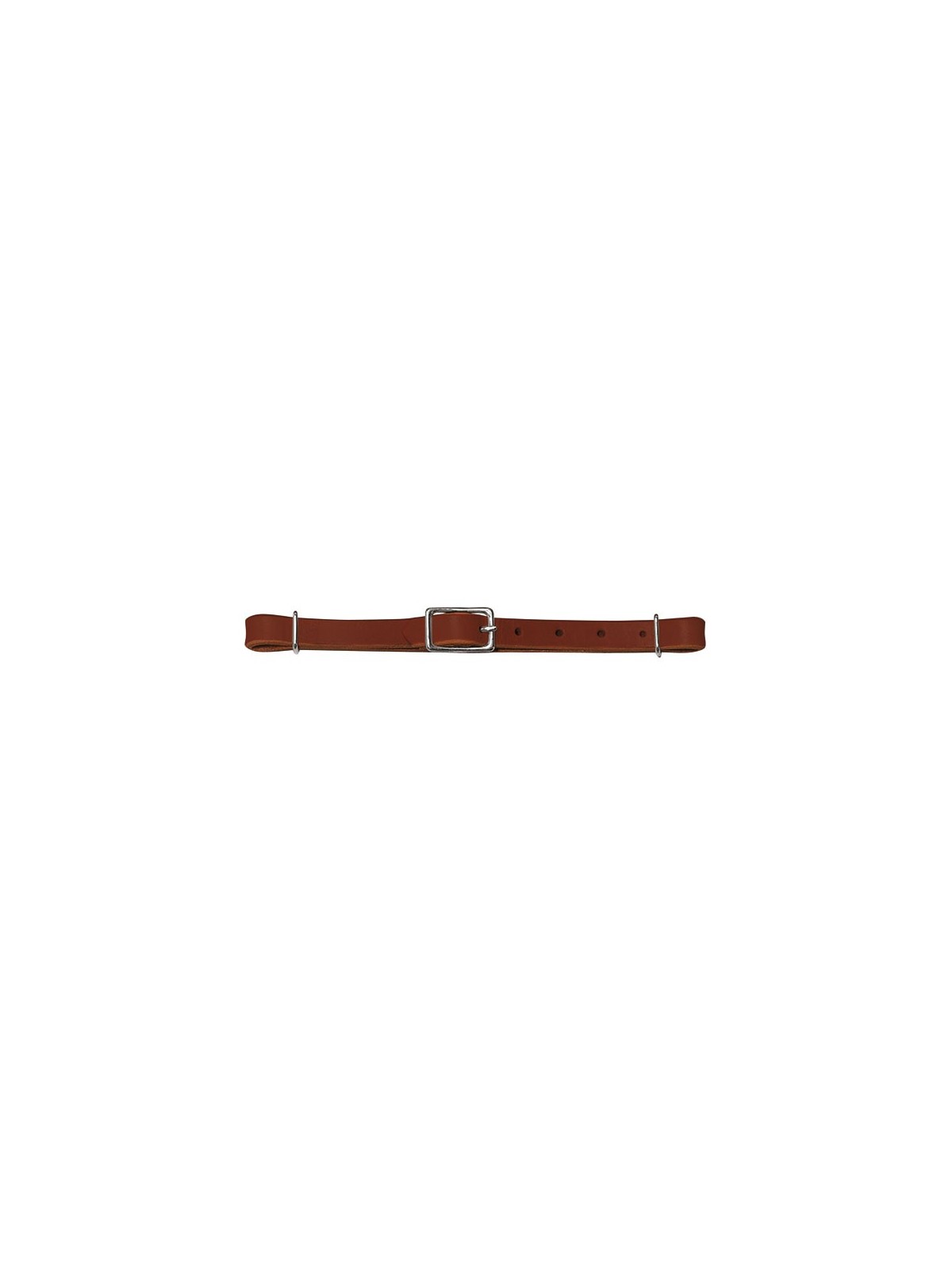 Bridle Leather Straight Curb Strap