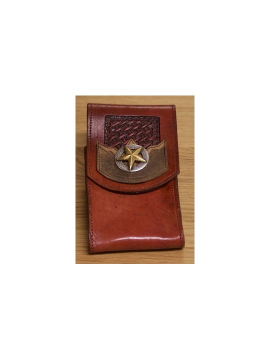 Leather Phone Case Texas Star