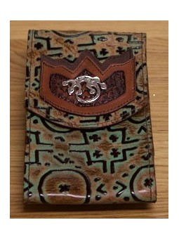 Leder Handyhalter Lizard