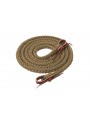 Silvertip Hollow Braid Trail Reins, 5/8" x 10', braun