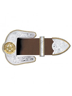 3 Piece Belt Buckle Set - Texas Star
