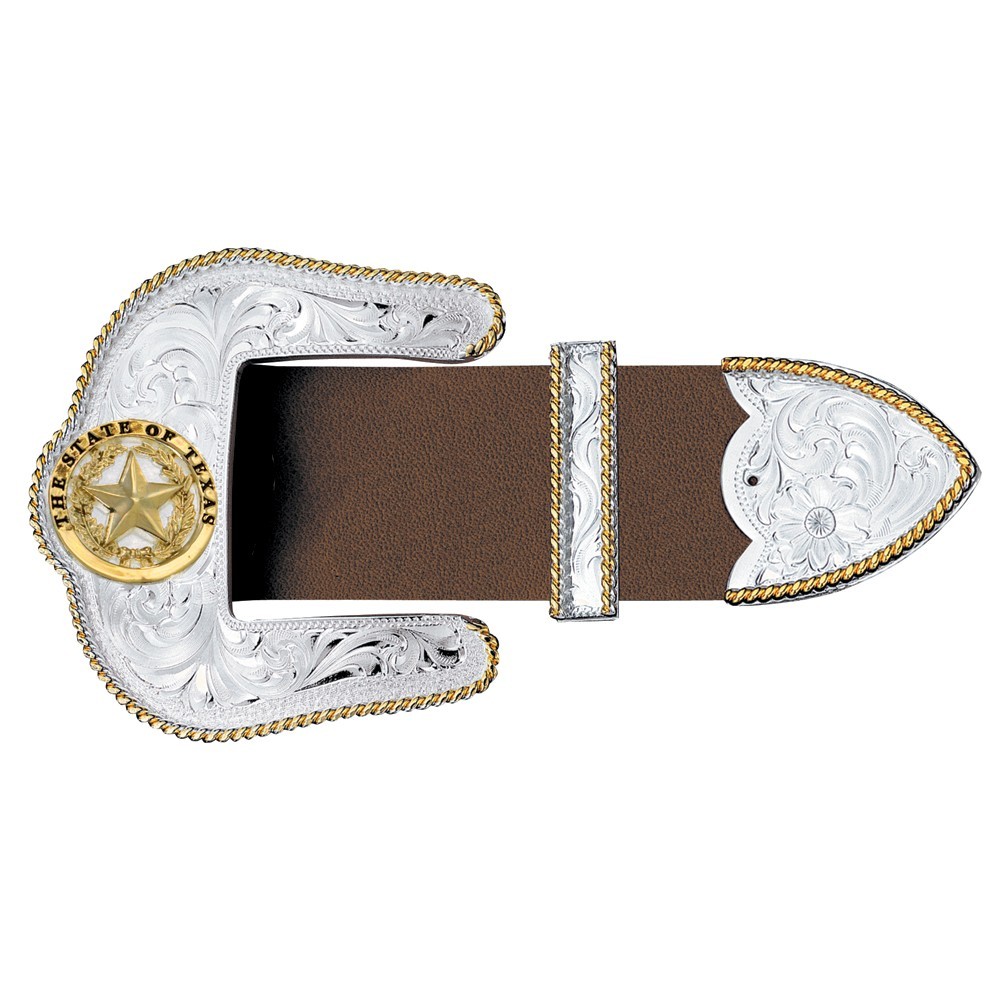 Western Belt Buckle 3 Piece Set