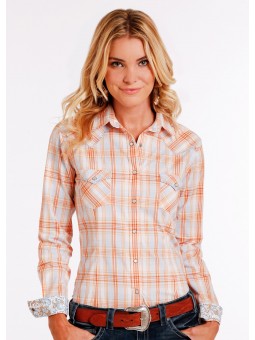 Westernbluse kariert 2197 (S)