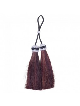 Royal King Doppelte braune Pferdehaar Tassel 45-2-7