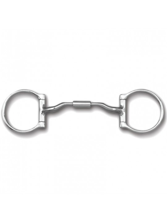 Myler Western Low Port Snaffle Bit D-Ring MB 04 89-18045