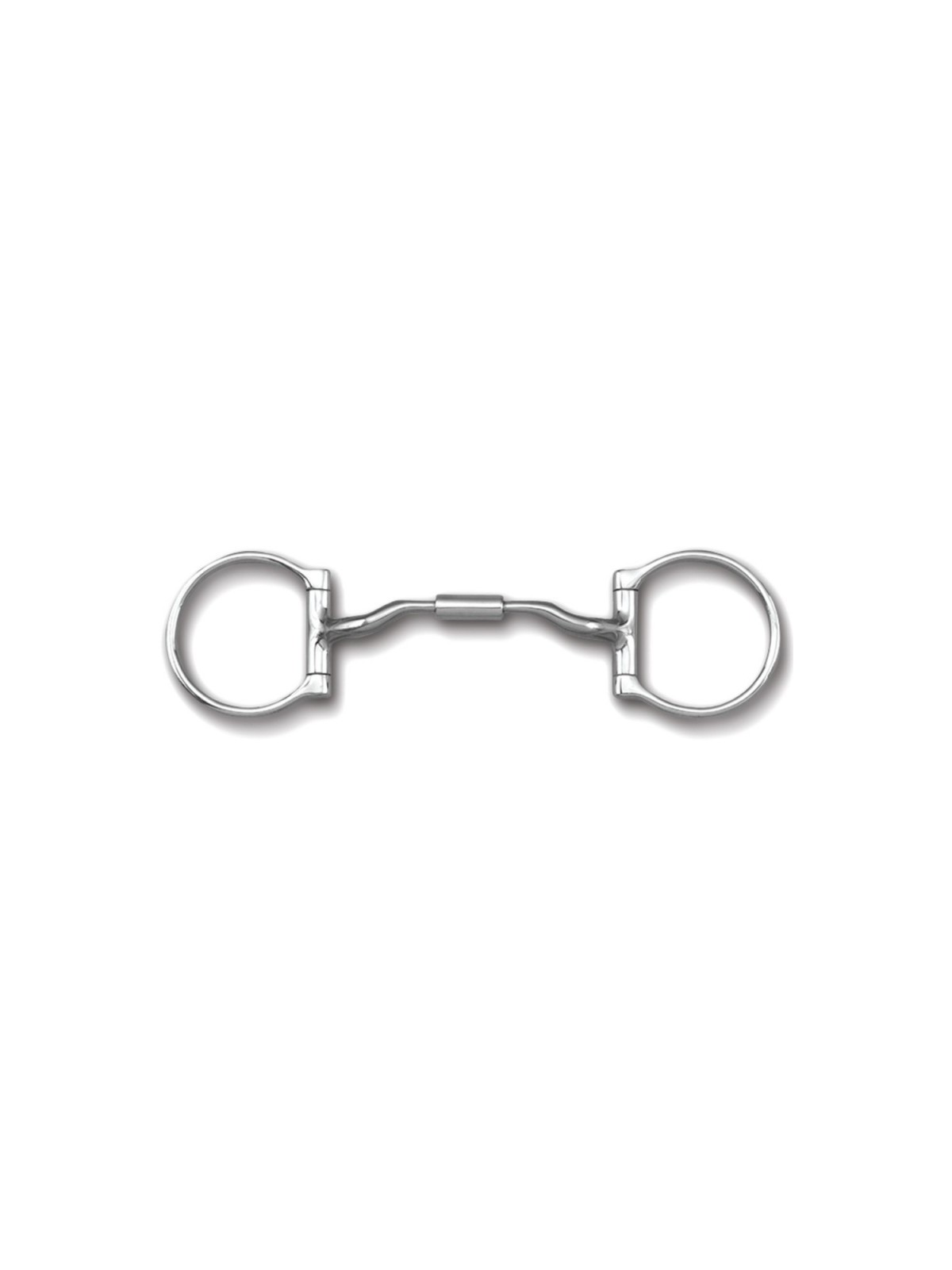 Myler Western Low Port Snaffle Bit D-Ring MB 04 89-18045