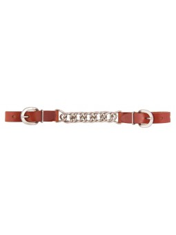 Skirting Leather SL Chain Curb Strap chestnut