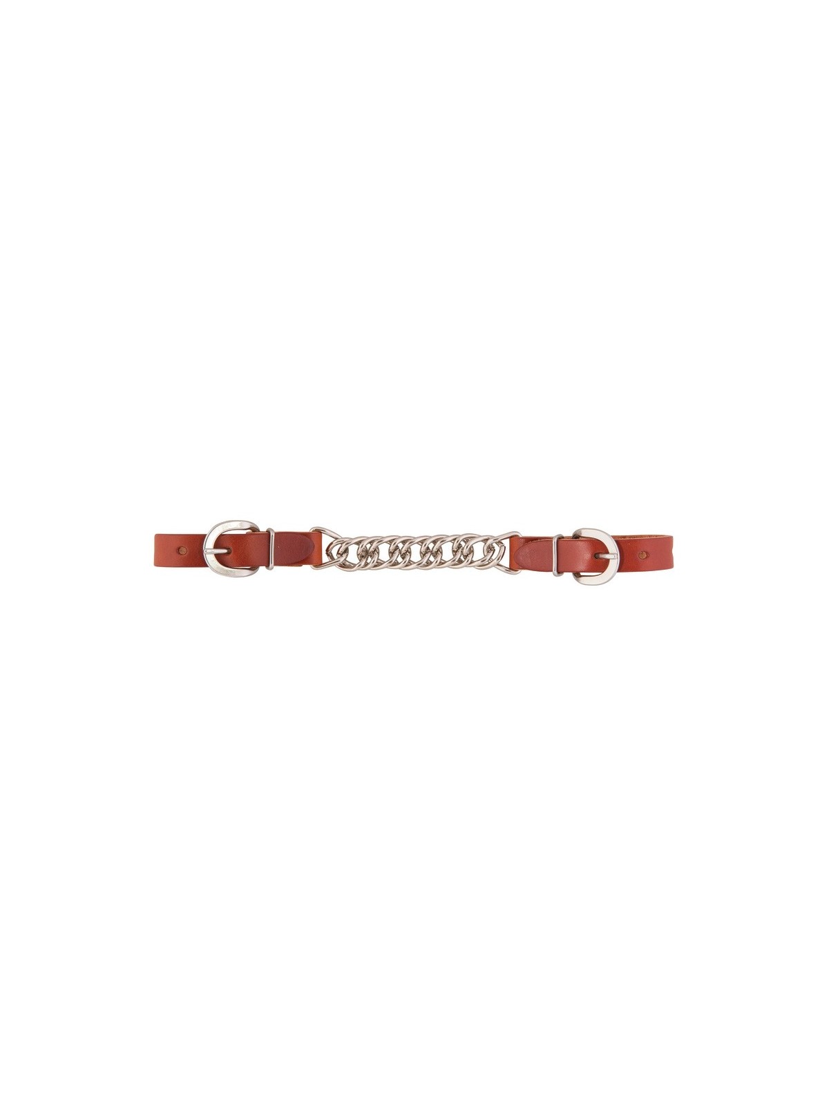 Skirting Leather SL Chain Curb Strap chestnut