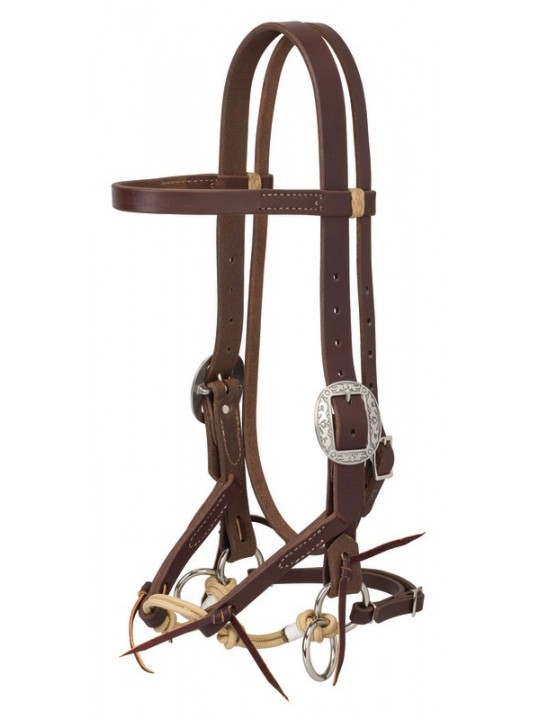 Bitless Bridle - Justin Dunn - dark oiled