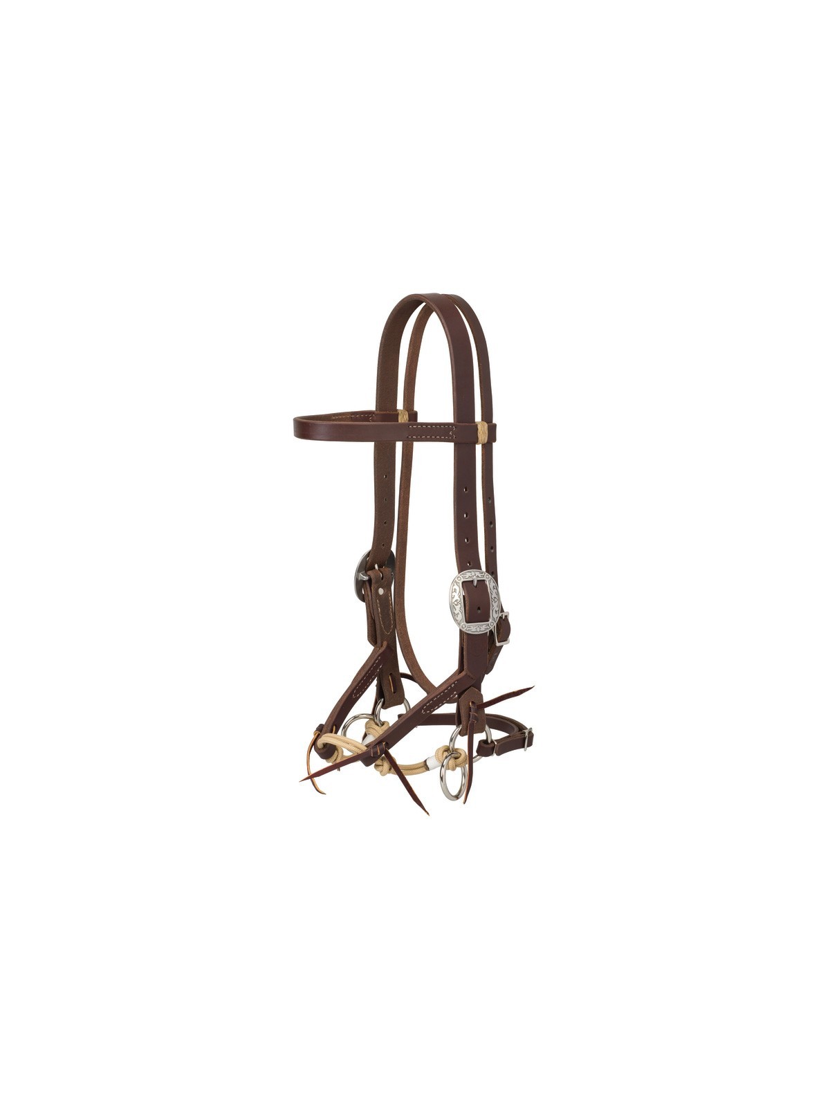 Bitless Bridle - Justin Dunn - dark oiled