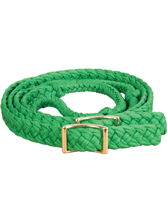 Geflechtete "Barrel Reins" einfarbig