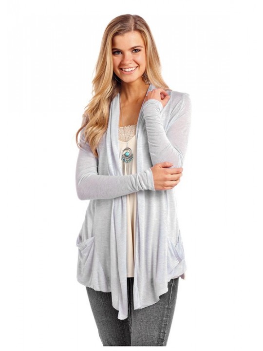 Cardigan Hellgrau 5779