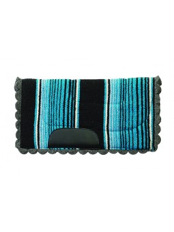 Weaver Leather Pony Felt Navajo Saddle Pad blue 35-9806-BL