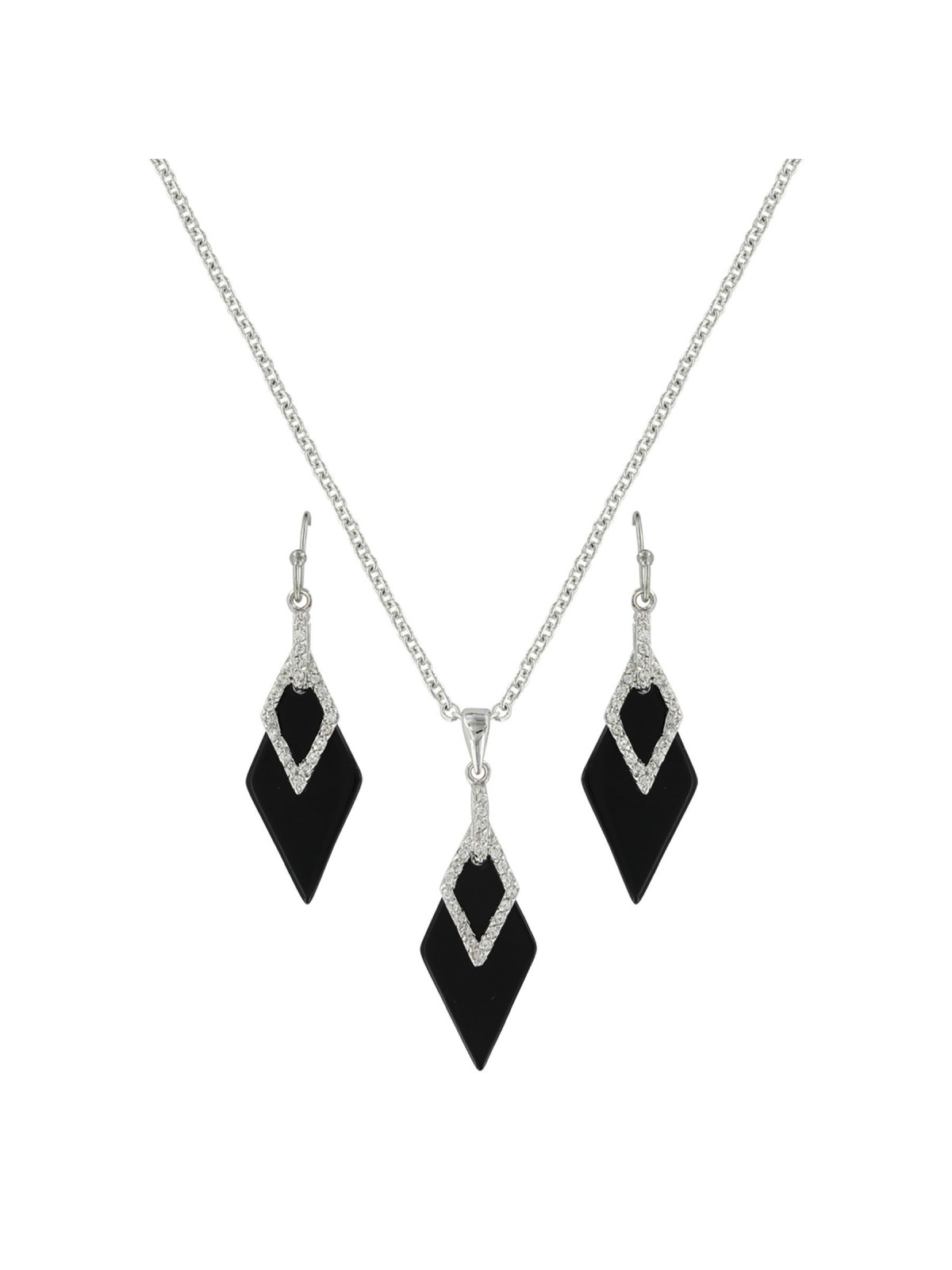 Montana Silversmiths Double Diamond Jewelry Set JS3604