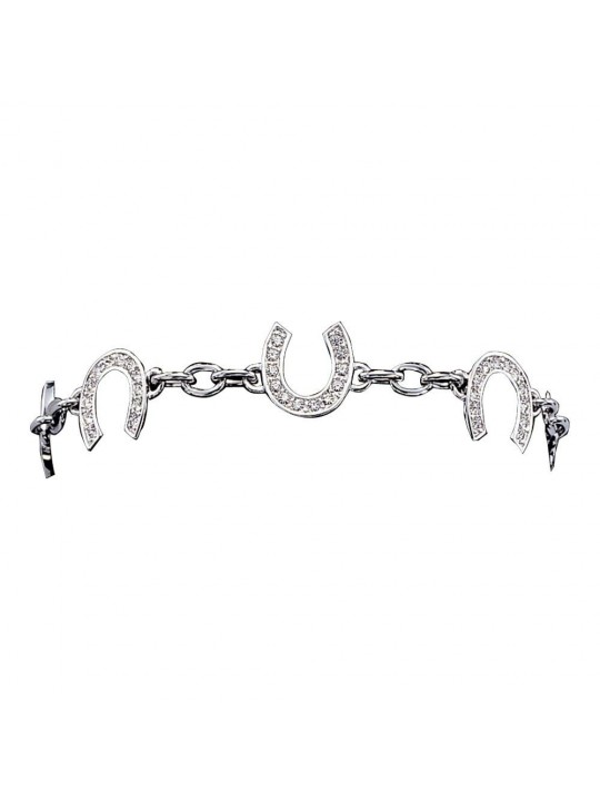 Montata Silversmith Lucky Horseshoe Link Bracelet BC620