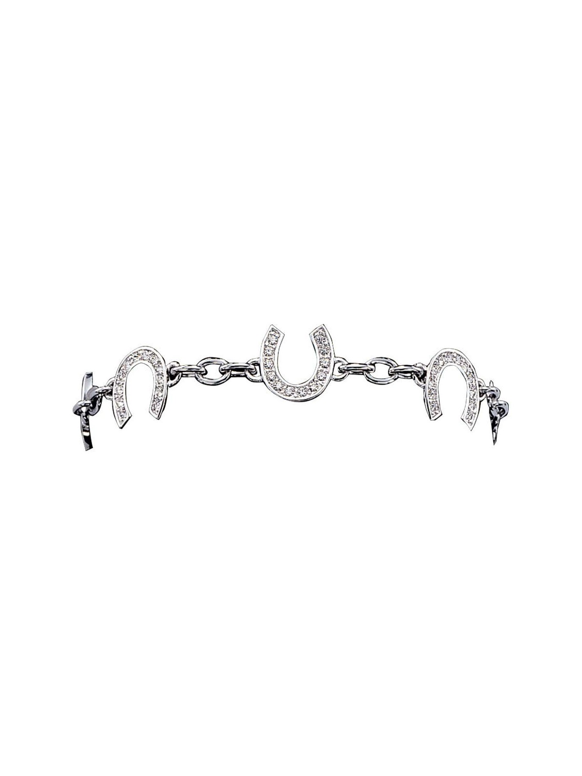 Montata Silversmith Lucky Horseshoe Link Bracelet BC620