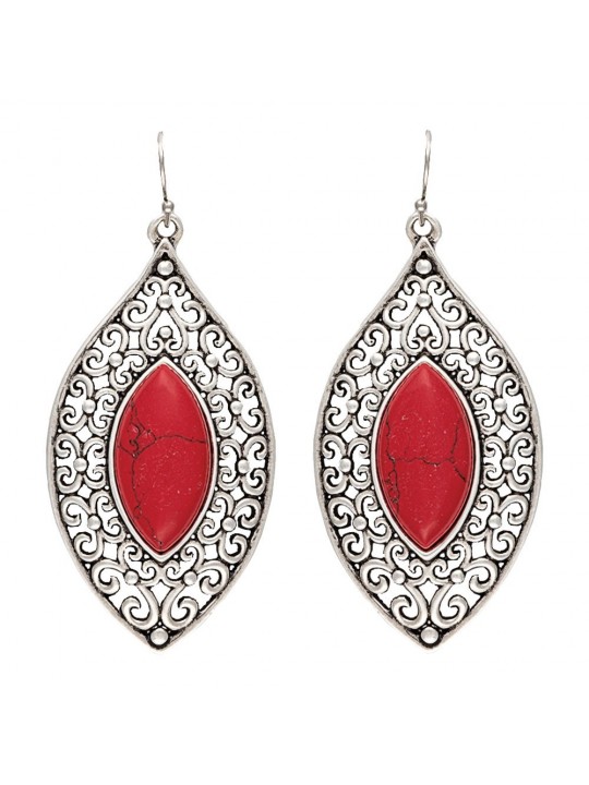 Montana Silversmiths Red Marquis Ohrringe ER2121RR47