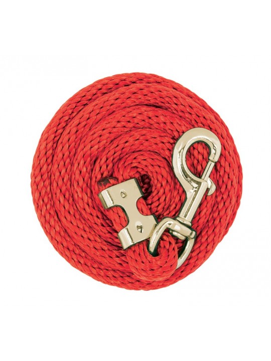 Poly Lead Rope 8' red