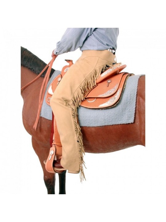 Tough 1 Suede Equitation Chaps tan 63-315